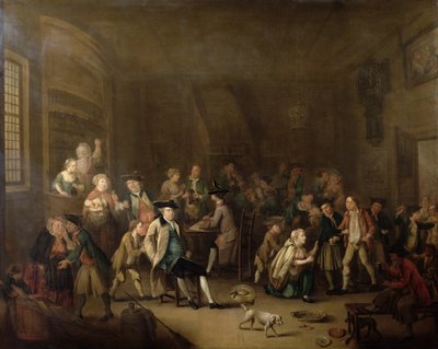 Die Pressebande, ca. 1760er Jahre von John Collet